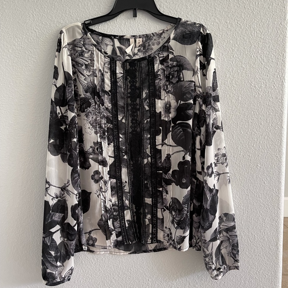 Frenchi See Through Blouse